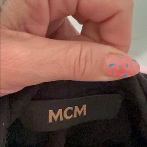 MCM hooded sweater.